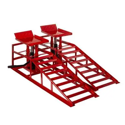 Okazja Najazdy rampy najazdowe z podnośnikiem 2T 23-34cm