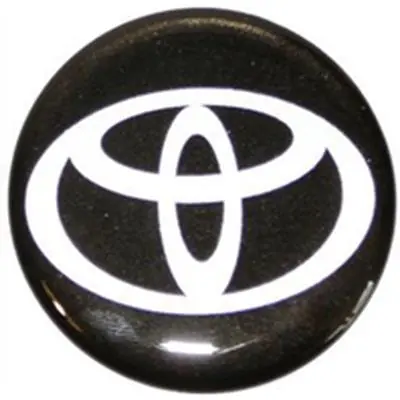 Hit cenowy Naklejka na kluczyk pilot Toyota 14mm czar alu