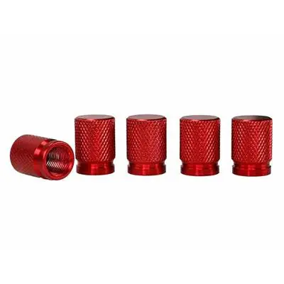 Sprawdź teraz Nakrętki na wentyle aluminiowe czerwone 5sz