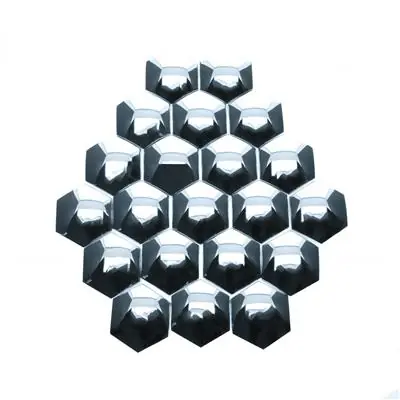 Bestseller Nakładki na śruby 19mm srebrne chrom