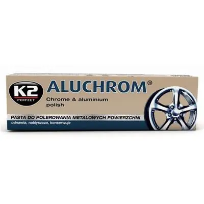 Ostatnie sztuki Pasta do polerowania felg chromu ALUCHROM 120g K2