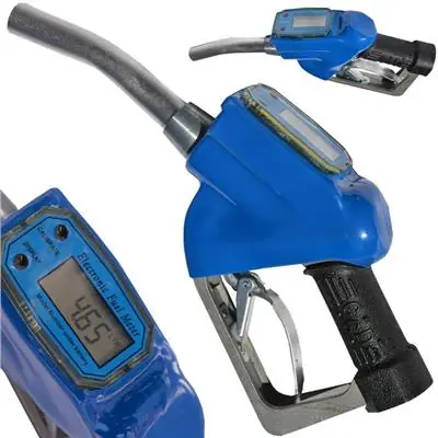 Pistolet do tankowania z licznikiem lcd 75L/min Łatwy zwrot