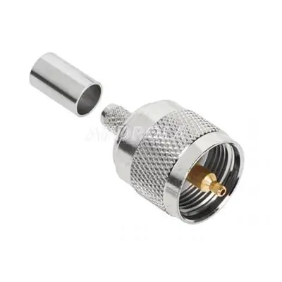 Wtyk CB UHF PL-259 zaciskany na kabel RG59 Ograniczona ilość