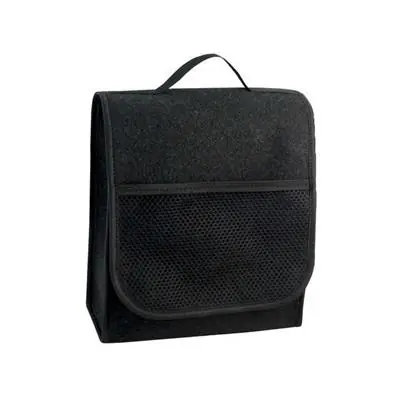 Torba do bagażnika z kieszenią 35x26x12cm czarna Tani