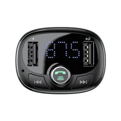 Transmiter FM Bluetooth MP3 2x USB 3,A Baseus Darmowy zwrot