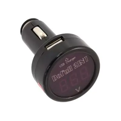 Obniżka ceny Woltomierz wskaźnik napięcia ładowarka usb 2w1