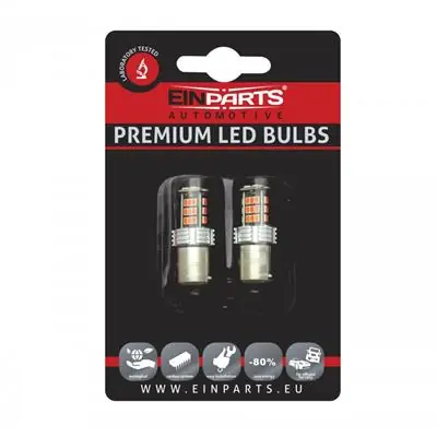 Ostatnie sztuki Żarówki P21W BA15S czerwone 1500K 30SMD Canbus