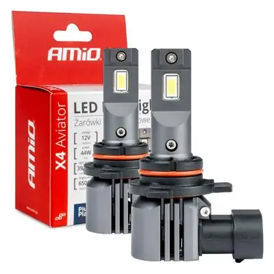 Żarówki samochodowe LED seria X4 Aviator HIR2 9012 Nowość