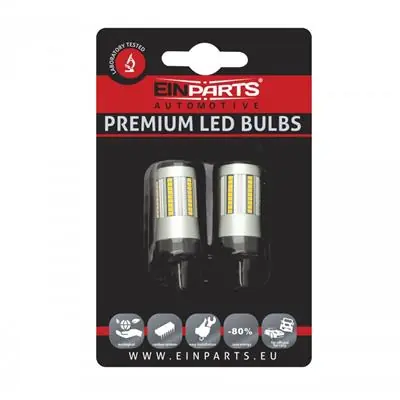 Sprawdź teraz Żarówki W21W 7440 66SMD 2016 RED Canbus 2szt