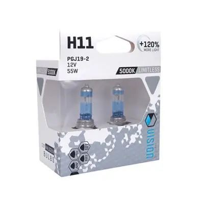 Okazja Żarówki H11 12V 55W PGJ19-2 Vision limitless 2szt