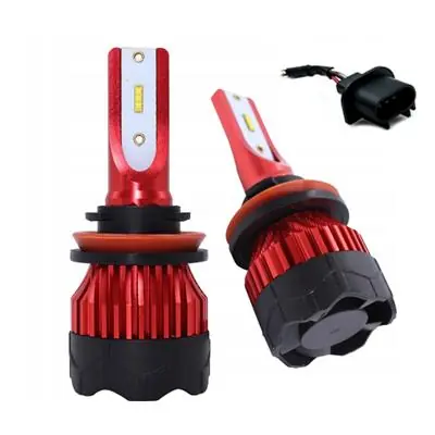 Tani Żarówki H13 12V LED COB 6000K 16000lm 2szt