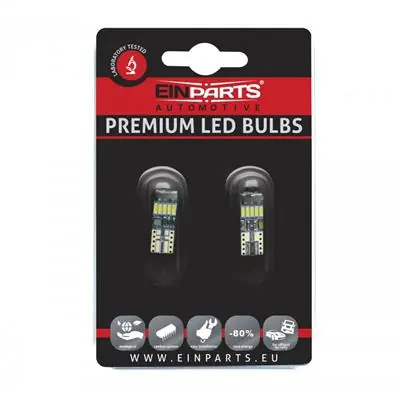 Żarówki LED W5W T10 15 SMD 4014 Canbus 2szt Wyjątkowa oferta