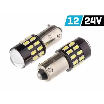 Żarówka VISION H21W BAY9s 12/24V 30x 3014 SMD LED Szybka wysyłka