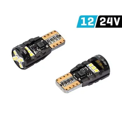 Żarówka W5W T10 12V 24V 2016x12 SMD LED canbus 2sz Wysoka jakość
