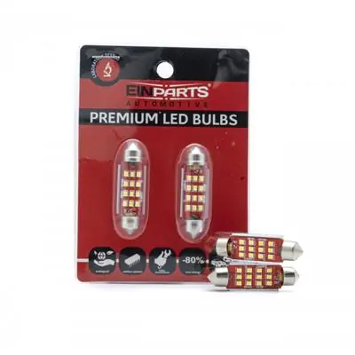 Żarówki LED 42MM 12 SMD 2016 Canbus 2szt Niska cena