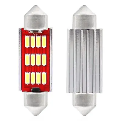 Żarówki LED CANBUS 4014 12SMD Festoon C5W C10W C3W Dostępne od ręki