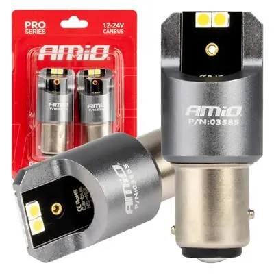Żarówki LED CANBUS PRO BAY15D P21/5W 4x3030 2szt Popularny