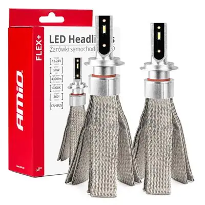 Bestseller Żarówki samochodowe LED seria FLEX+ H7 12V 24V