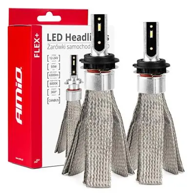 Łatwy zwrot Żarówki samochodowe LED seria FLEX+ H7-1 12V 24V