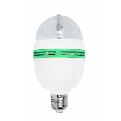 Żarówka disco LED RGB E27 3W Szybka dostawa