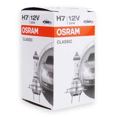 Nowy Żarówka halogenowa Osram Classic H7 12V 55W PX26D