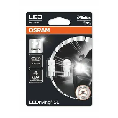Żarówki W5W 70lm 6000K białe 2szt Osram Najlepsza cena