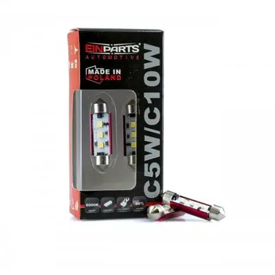Żarówki C10W 42MM 3SMD 2835 Samsung LED Canbus Bezpieczne zakupy
