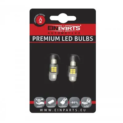 Żarówki C5W 31MM 6 SMD 2016 Canbus 6000K Łatwy zwrot