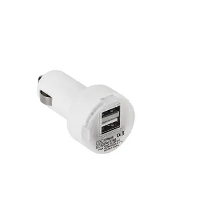 Popularny Ładowarka samochodowa USB 2100mA biała