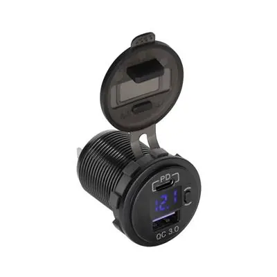 Łatwy zwrot Ładowarka samochodowa USB+USB typu C Quick Charge