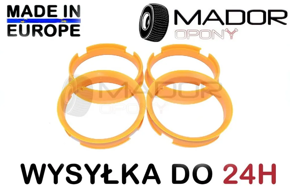 Pierścienie centrujące 72,6 na 66,5 Audi Taniej