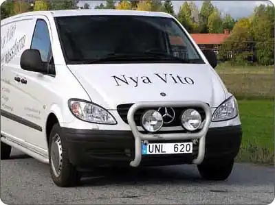 Popularny Osłona czołowa X-rack Mercedes Vito 04-; dla 2 lamp