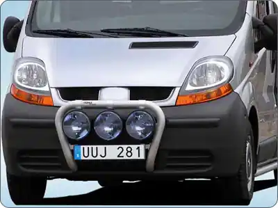 Łatwy zwrot Osłona czołowa X-rack Renault Trafic 02-; dla 3 lamp art.nr X900070