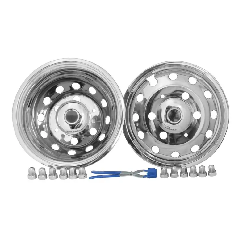 Nowość Komplet kołpaków na felgi 16"x6", Ford Transit (2014-), stal nierdzewna, mocowane na śruby, PCD 180mm