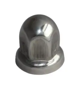 Dodaj do koszyka Nakładka ze stali nierdzewnej na nakrętkę 27 mm, średnica 41,5 mm, wysokość 42 mm, do kołpaków 165201622 i 165301622