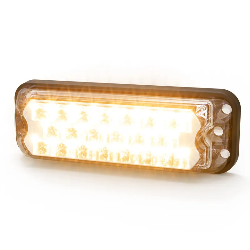 Lampa ostrzegawcza (stroboskop pomarańczowe światło LED) 12/24V,R10, R65, IP67 Super okazja