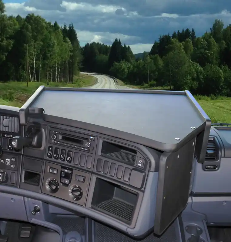 Półka na środkową konsolę z uchwytem na ekspres do kawy Scania R2 (10/2009-) Najlepsza cena