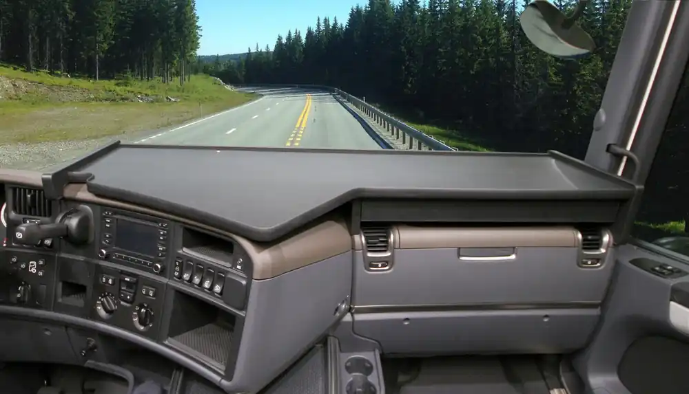 Najlepsza cena Duża półka na środkową konsolę i prawą stronę deski Scania R2 (10/2009-)