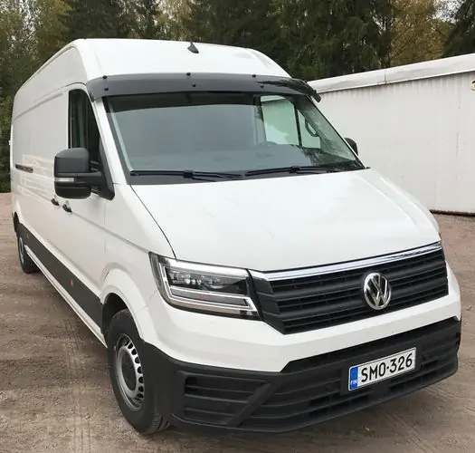 Osłona przeciwsłoneczna VW Crafter 2017-; MAN TGE 2017-, z zestawem montażowym Ekspresowa dostawa