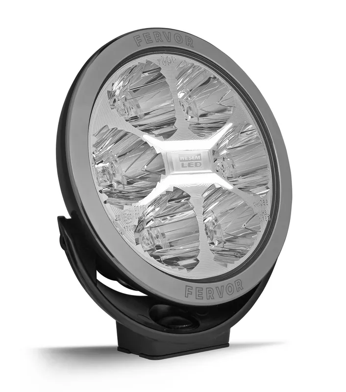 Oferta limitowana Reflektor dalekosiężny FERVOR 25 CHROME FULL LED FI180 12/24V + zaślepka