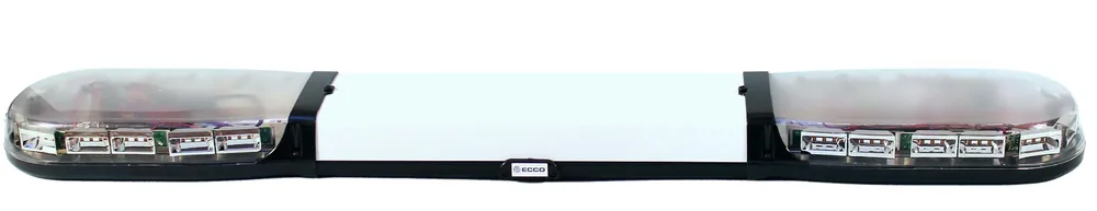 Belka ostrzegawcza 1250mm 24 LED 12/24V R65 pomarańczowe światło (przezroczyste klosze + biała sekcja centralna) Kup online