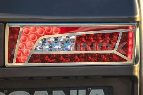 Listwy konturowe lamp tylnych Scania NG ze stali nierdzewnej (AISI 304) Ekspresowa dostawa