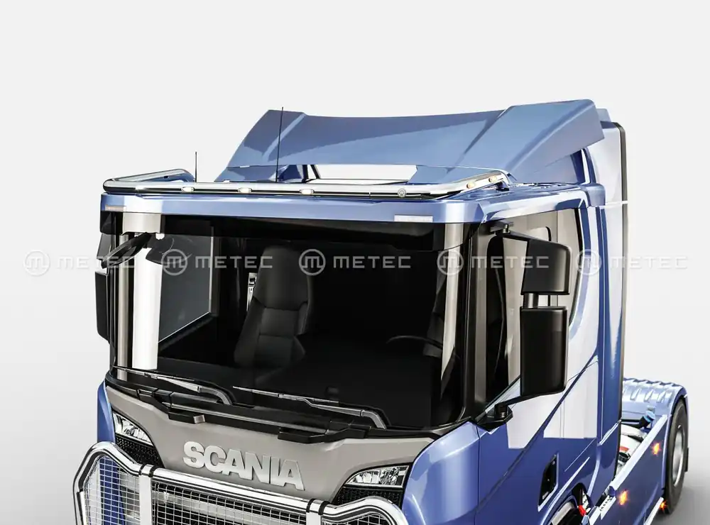 Rabat Rama dachowa ze światłami obrysowymi z wiązką, bez zacisków O70 Scania NG 2016 low roof