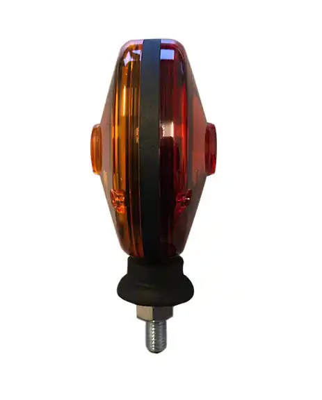 Wysoka jakość Lampa obrysowa ucho pod lusterko (Mysie Uszy) żarówkowa pomarańczowo-czerwony klosz