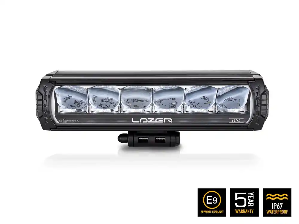 Triple-R 850 Elite Gen2 Lampa LED z homologacją, 322mm, 8068 lumenów, LAZER UK Popularny