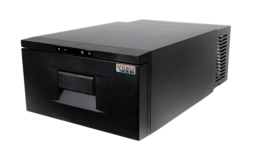 Lodówka 20L VigoCool (sprężarkowa, szufladowa, 12/24V) pod leżankę Obniżka ceny