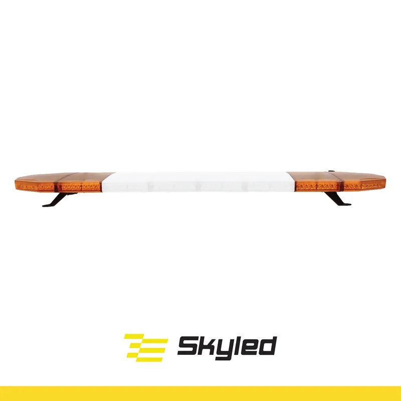 Belka ostrzegawcza SKYLED (1357 mm) z sekcją centralną, pomarańczowe światło LED 12/24V Dostępne od ręki