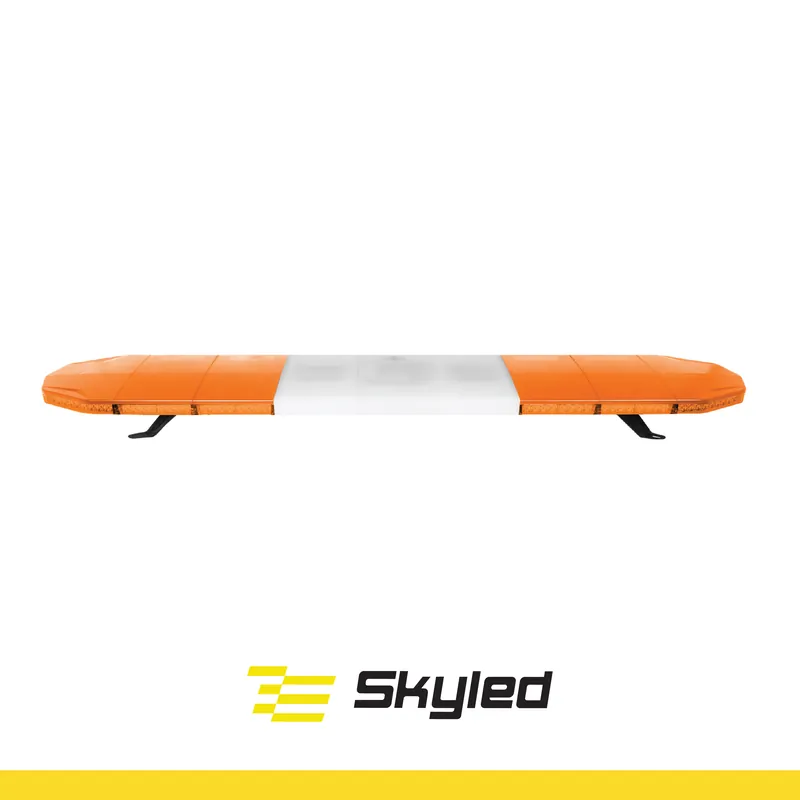 Belka ostrzegawcza SKYLED (1517 mm) z sekcją centralną, pomarańczowe światło LED 12/24V Tylko do końca tygodnia
