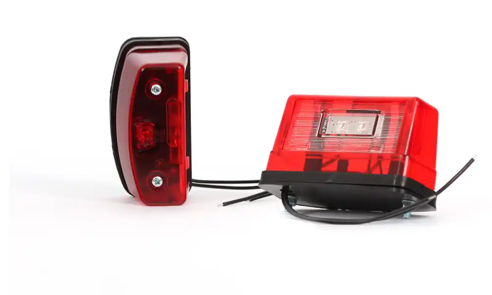Oświetlenie tablicy rejestracyjnej LED 12/24V ze światłem pozycyjnym W55 Ekspresowa dostawa