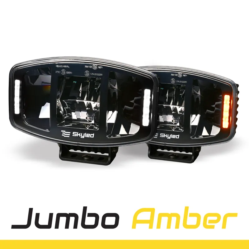 Sprawdź teraz Reflektor SKYLED Jumbo Amber FULL LED (100W, białe i pomarańczowe światło pozycyjne) R7/R10/R112